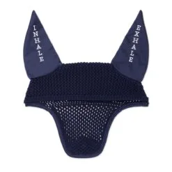 SmartPak Luxe Rider Reminders Ear Bonnet - Inhale/Exhale
