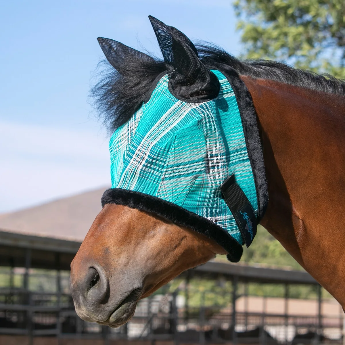 Kensington Fleece Fly Mask With Ears - Image 6