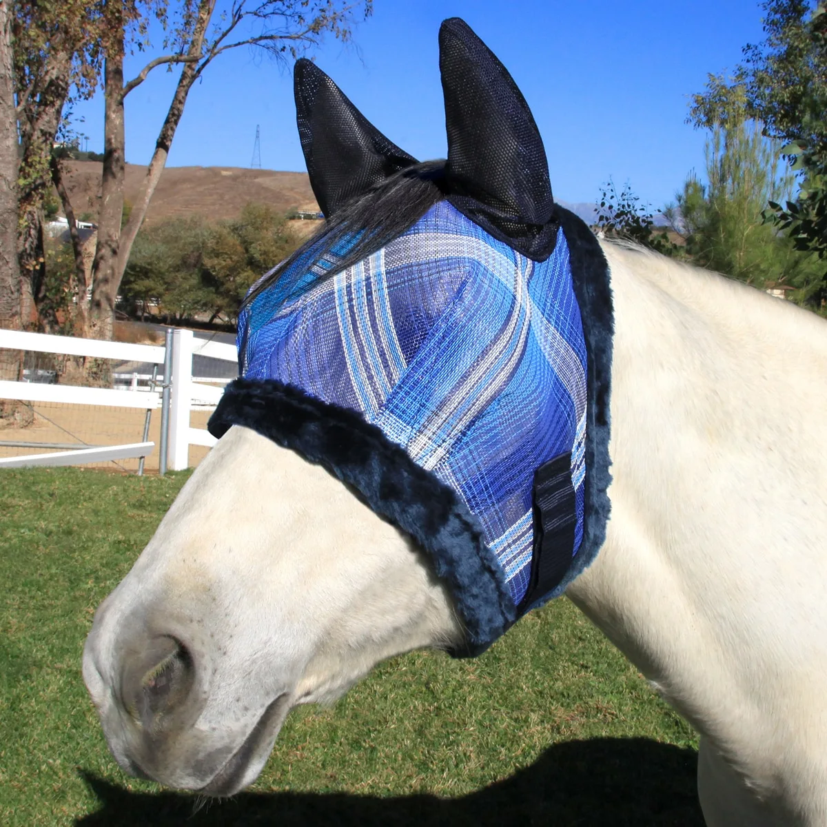 Kensington Fleece Fly Mask With Ears - Image 4