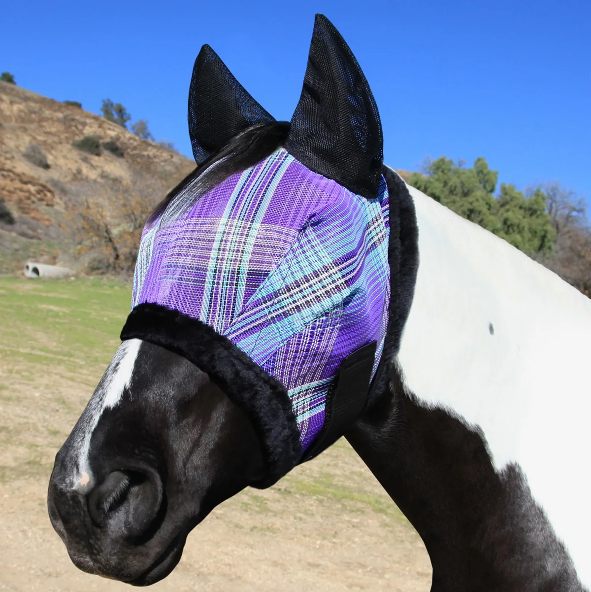 Kensington Fleece Fly Mask With Ears - Image 3
