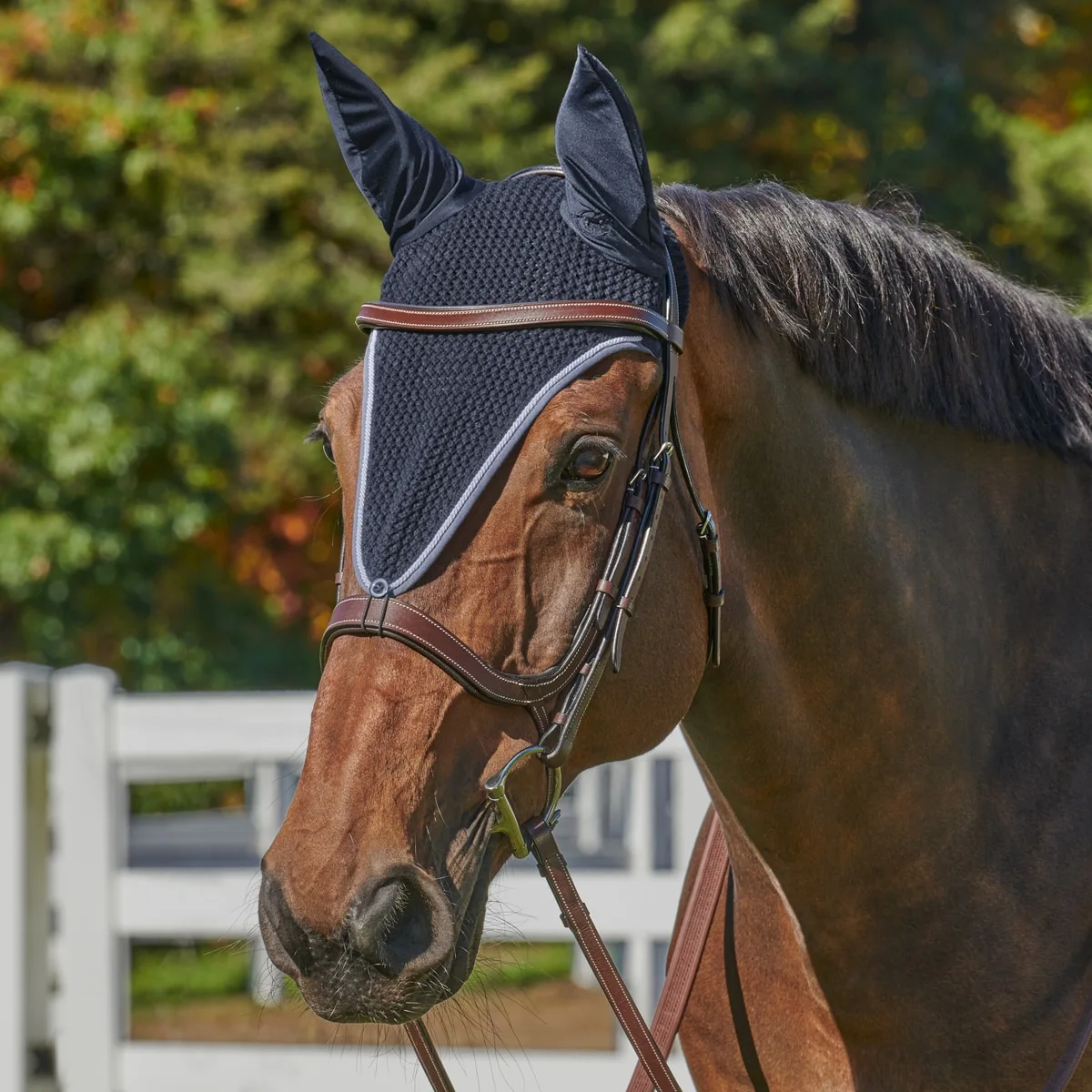 SmartPak Deluxe Tie Down Ear Bonnet - Image 4