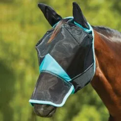 WeatherBeeta ComFiTec Deluxe Fine Mesh Fly Mask With Ears And Nose