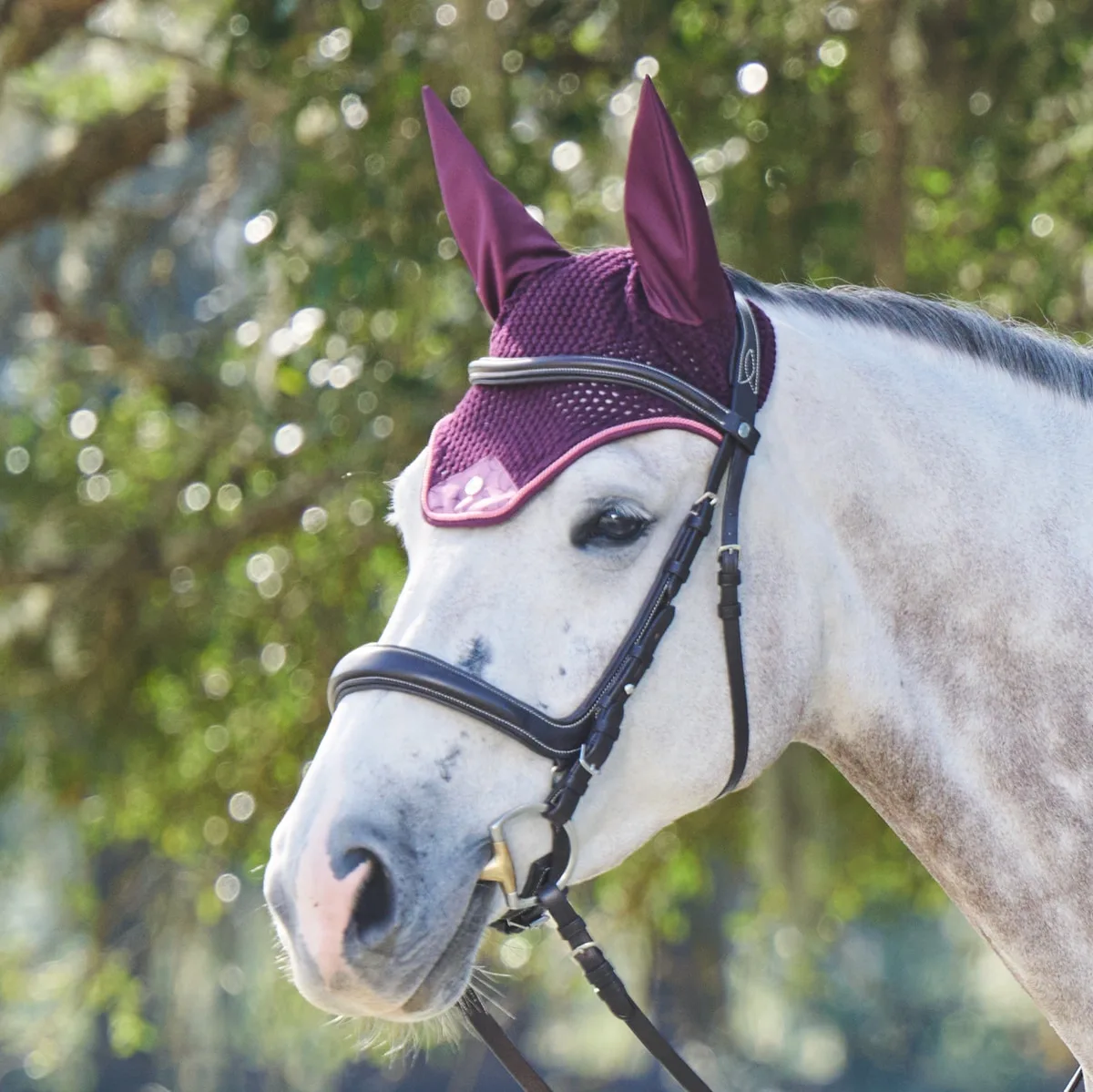 SmartPak Luxe Collection Ear Bonnet - Embossed - Clearance! - Image 3