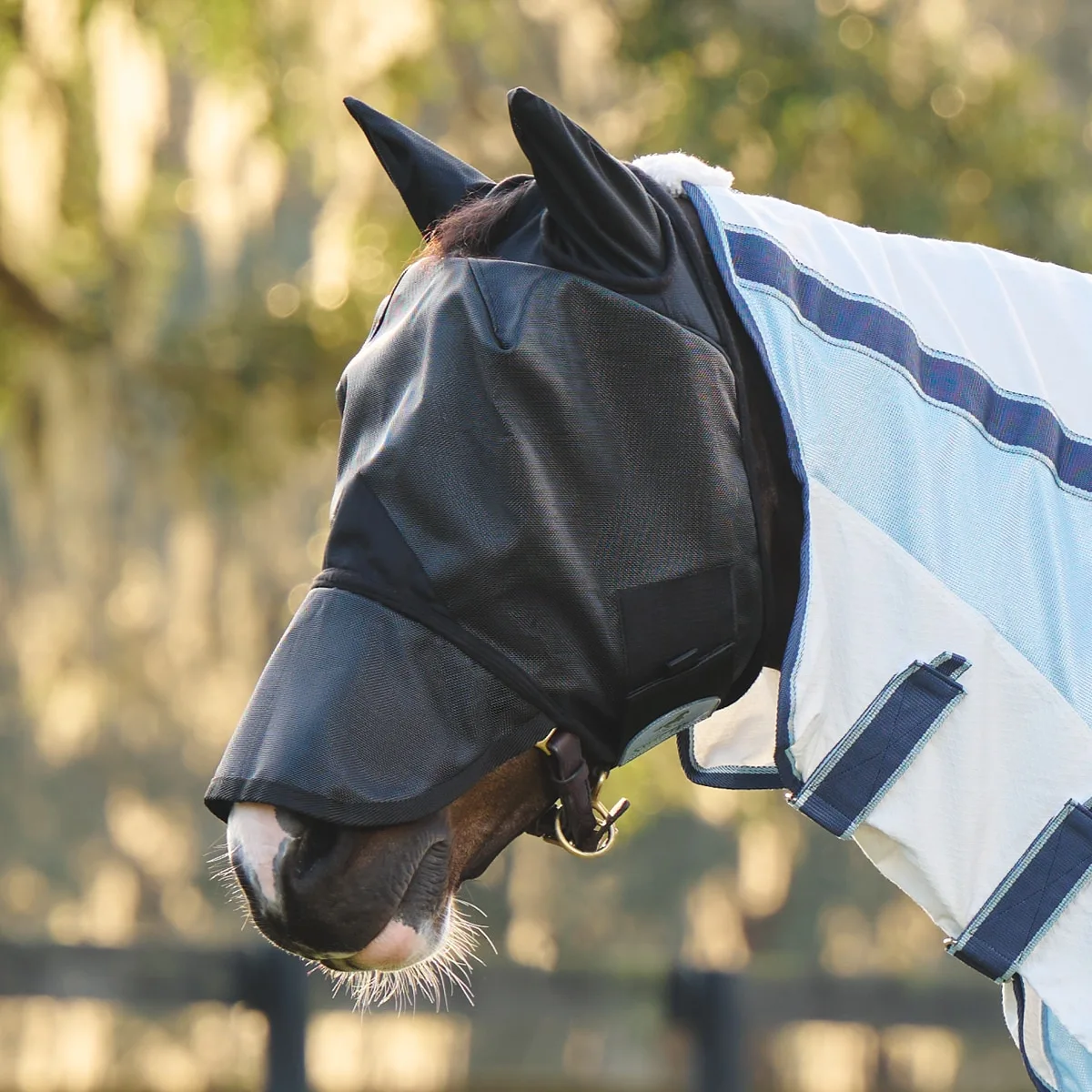 SmartPak UV90+ Fly Mask W/ Extended Nose - Image 2